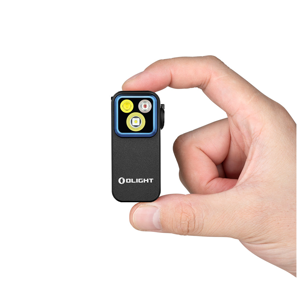 OLIGHT OCLIP PRO | BLACK CLIP LIGHT WITH WHITE AND RED LIGHT