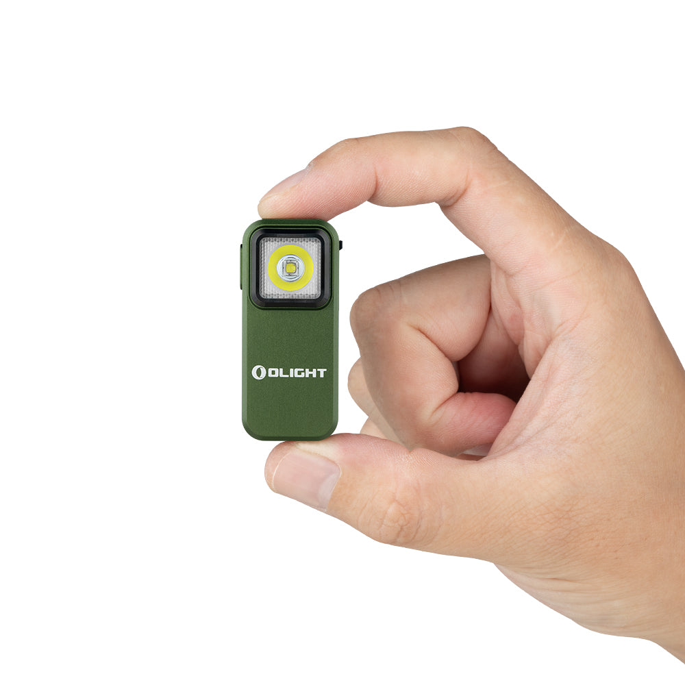 OLIGHT OCLIP | GREEN CLIP LIGHT WITH WHITE AND RED LIGHT