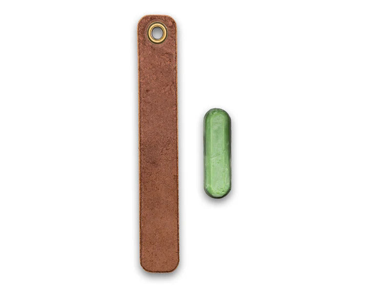 Knafs Leather Strop And Strop Compound