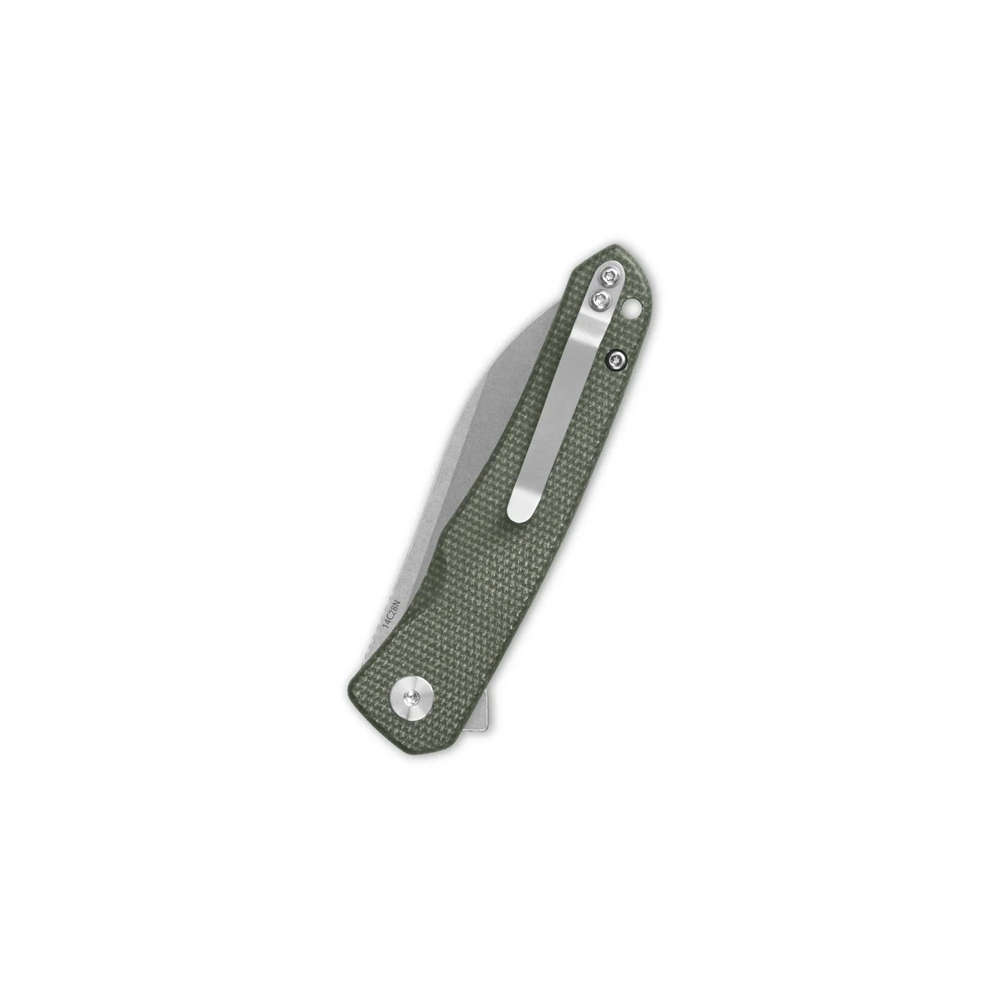 QSP OTTER | GREEN CANVAS MICARTA HANDLE