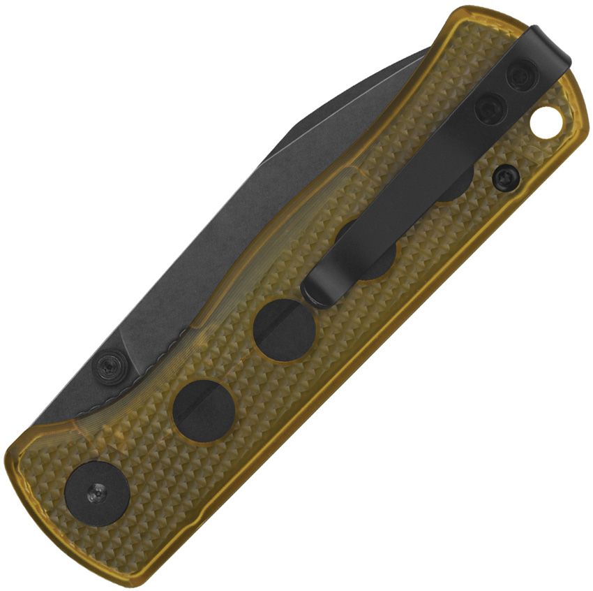 QSP CANARY FOLDER | BLACK BLADE AND ULTEM HANDLE
