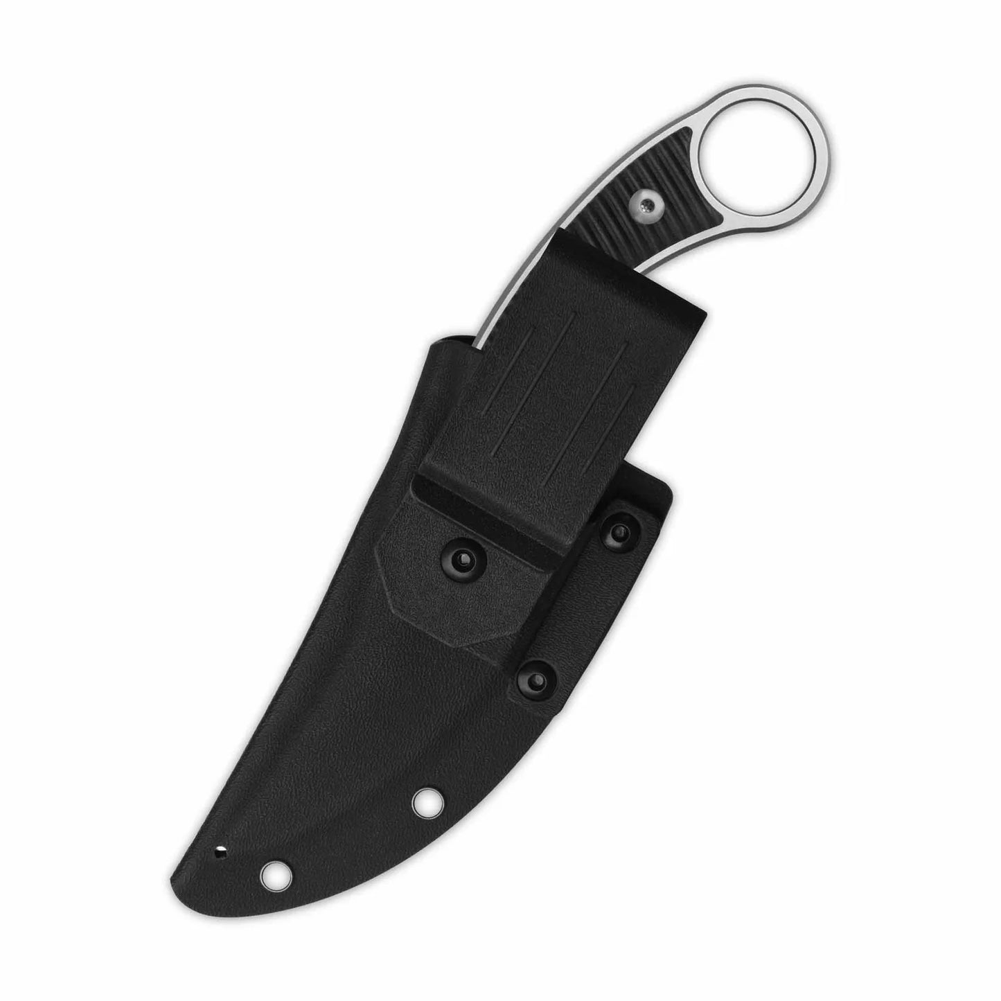 QSP Viper | Black G10 | 10Cr15MoV Fixed Blade