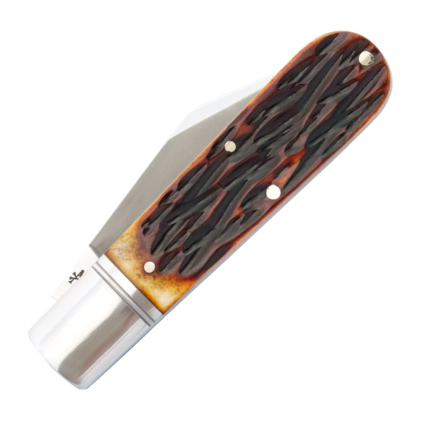 RoseCraft Loosahatchie Jack | Dapper Bone | 14C28N Traditional Slipjoint