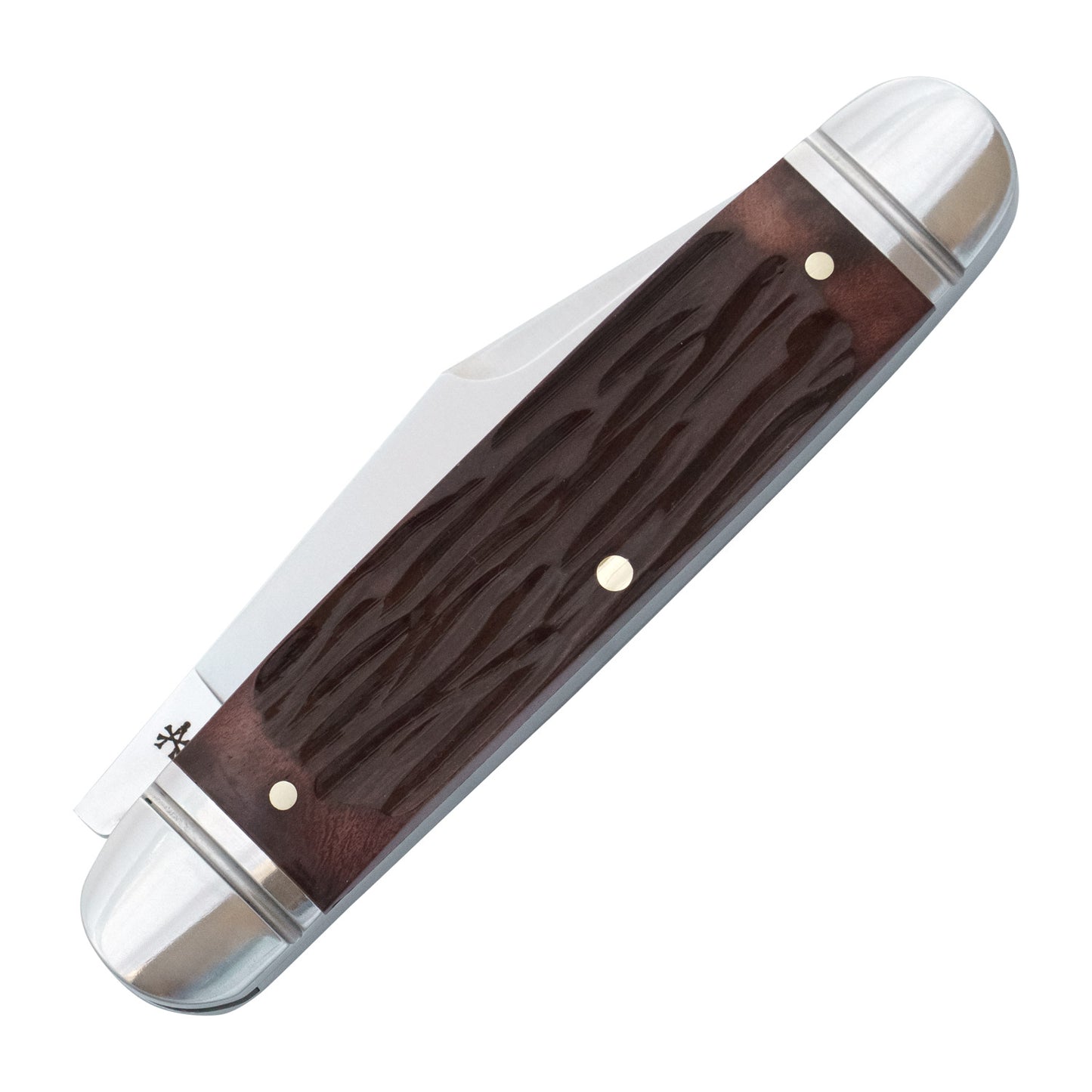 Rosecraft Birchfield Camp Jack | Brown Jigged Bone | 14C28N Clip Point