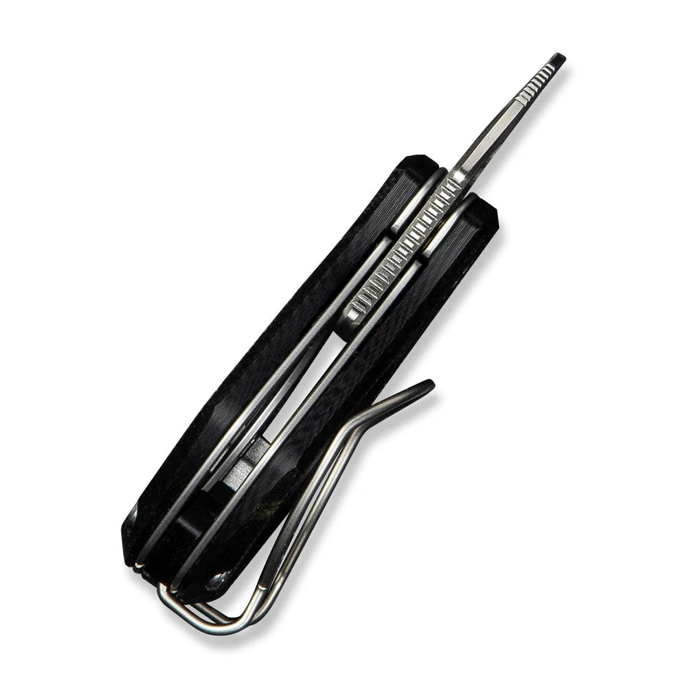 CIVIVI Pyrus Ring Knife | 14C28N & Black G-10 Slip Joint