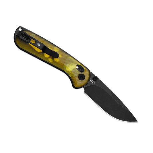 Kizer Buddy II Clutch Lock | Black PVD AEB-L & PEI Folding Knife