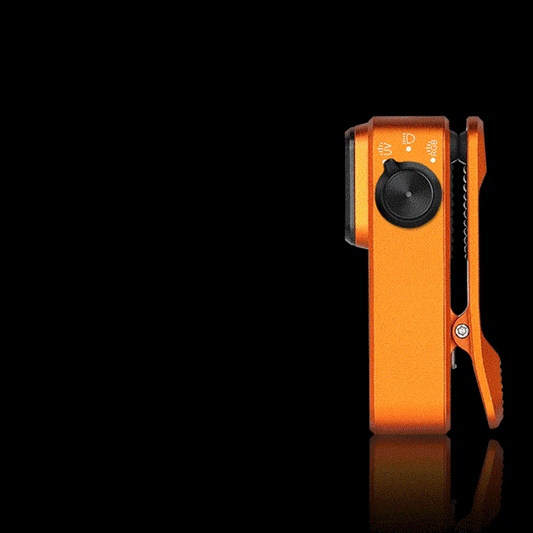 Olight Oclip Pro S – Orange | White + UV + RGB Clip-On Light