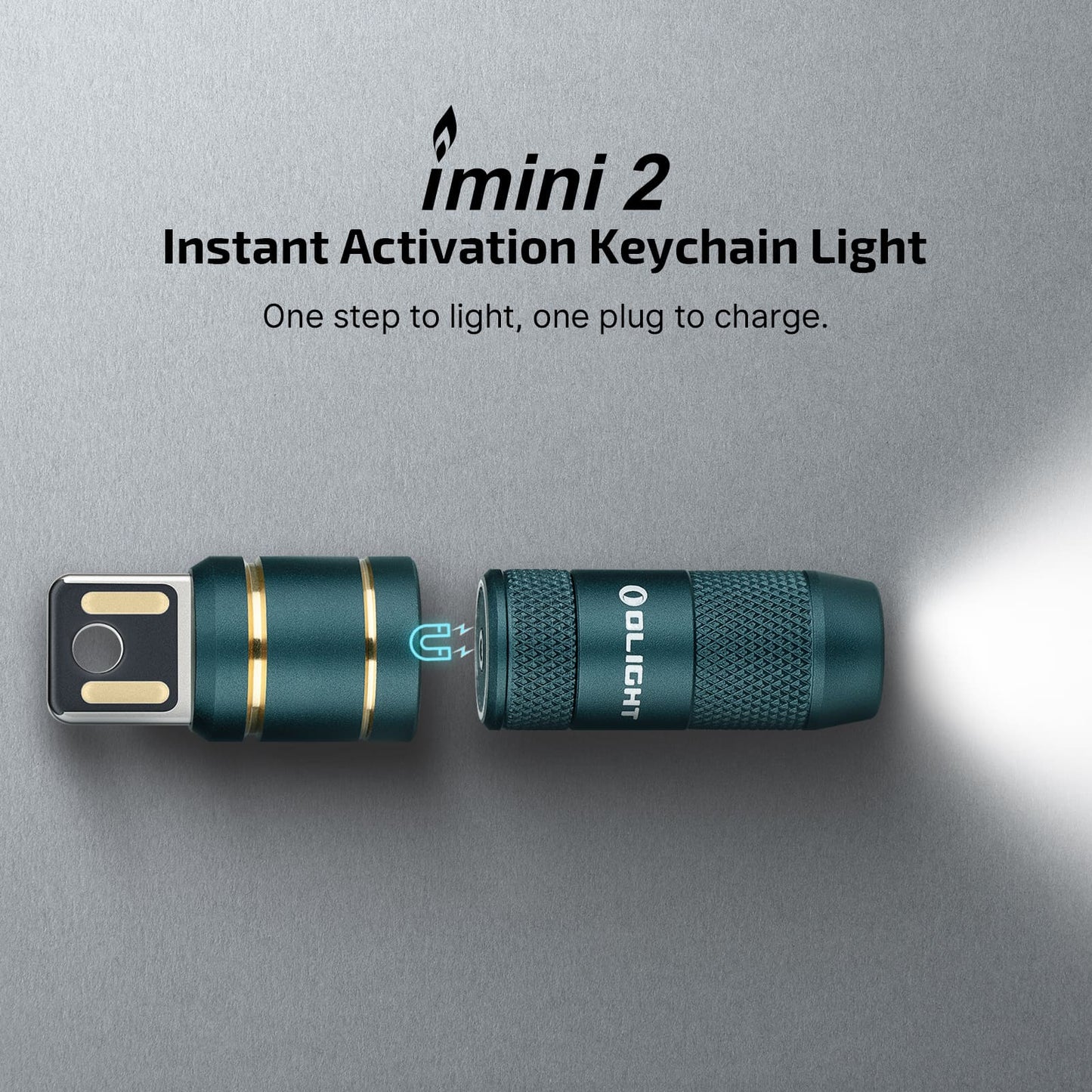 OLIGHT IMINI 2 DREAM BLUE | USB-RECHARGEABLE KEYCHAIN FLASHLIGHT