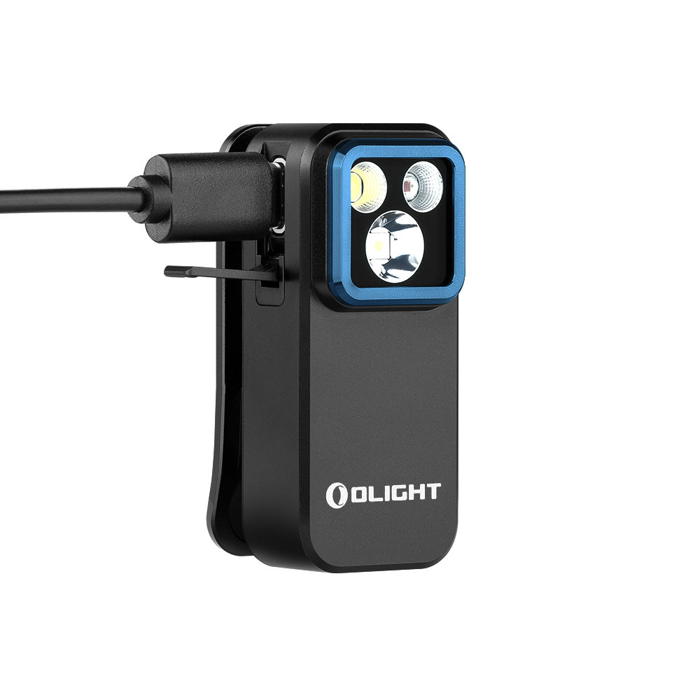 OLIGHT OCLIP PRO | BLACK CLIP LIGHT WITH WHITE AND RED LIGHT