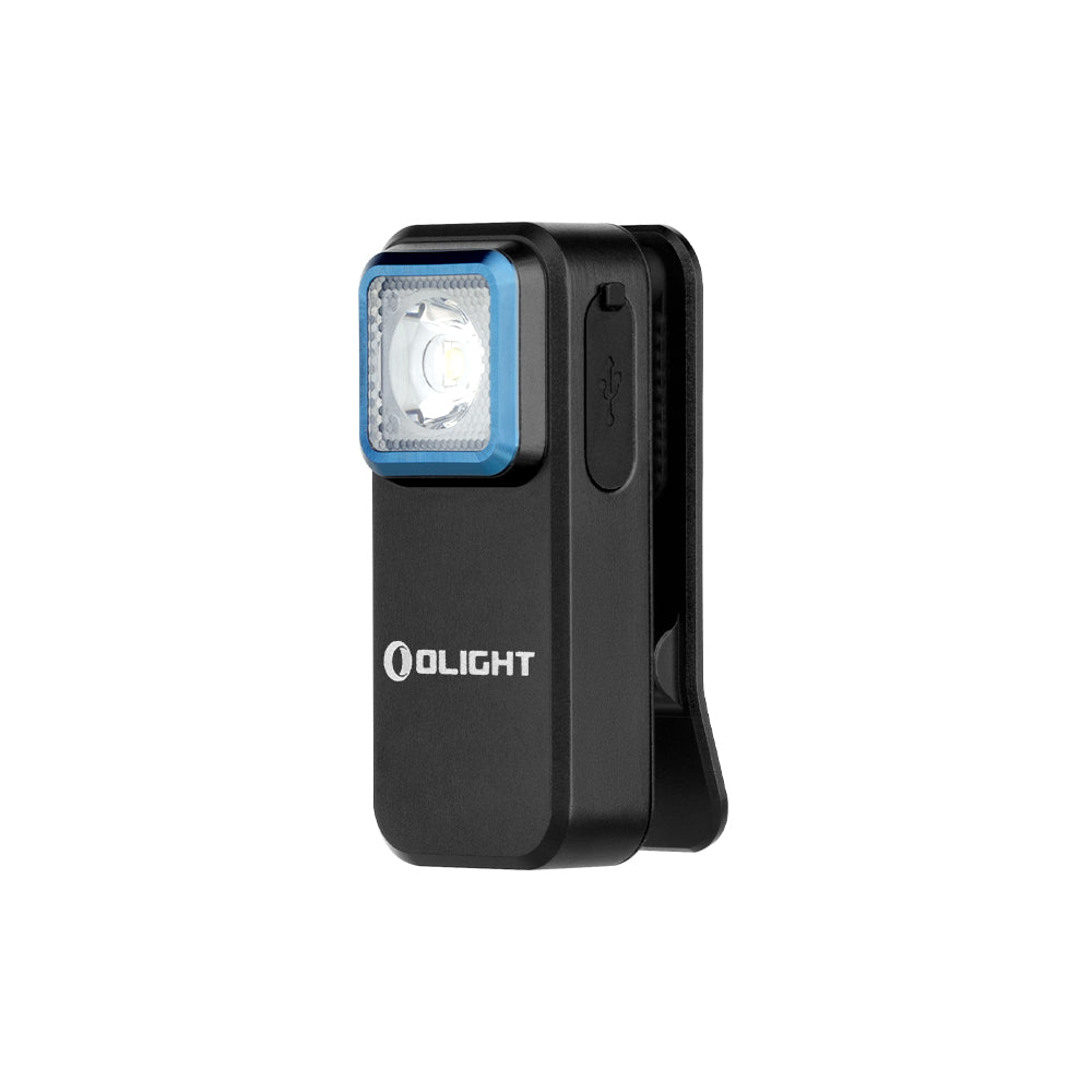 OLIGHT OCLIP | BLACK CLIP LIGHT WITH WHITE AND RED LIGHT