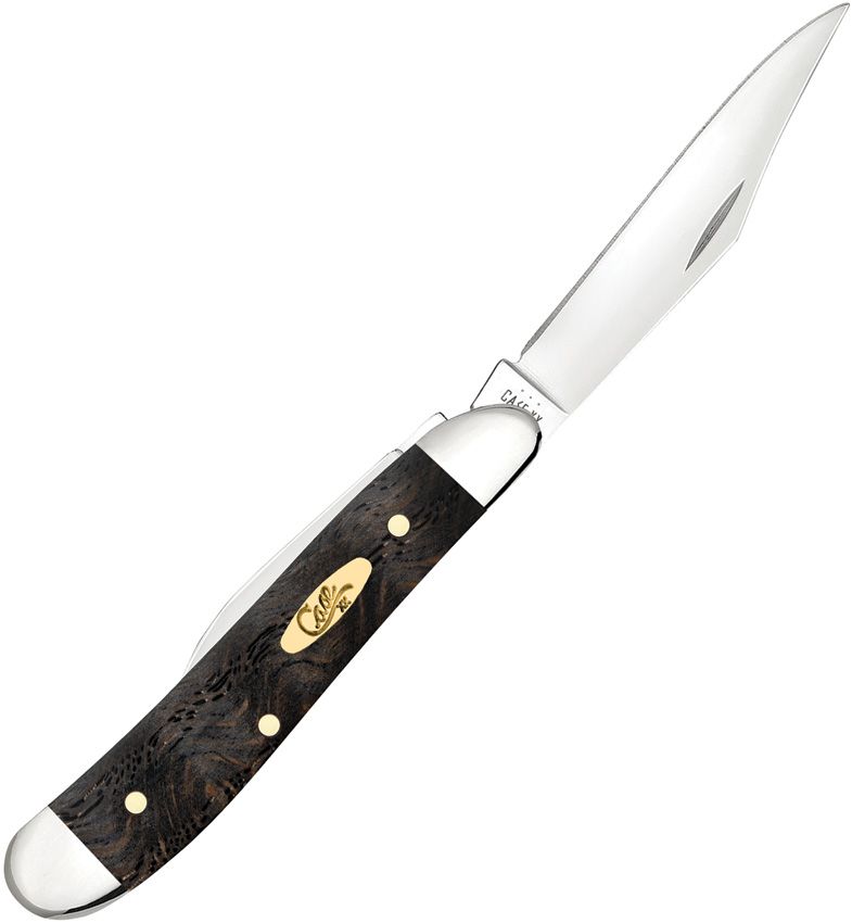 Case Peanut | Curly Black Oak Handle
