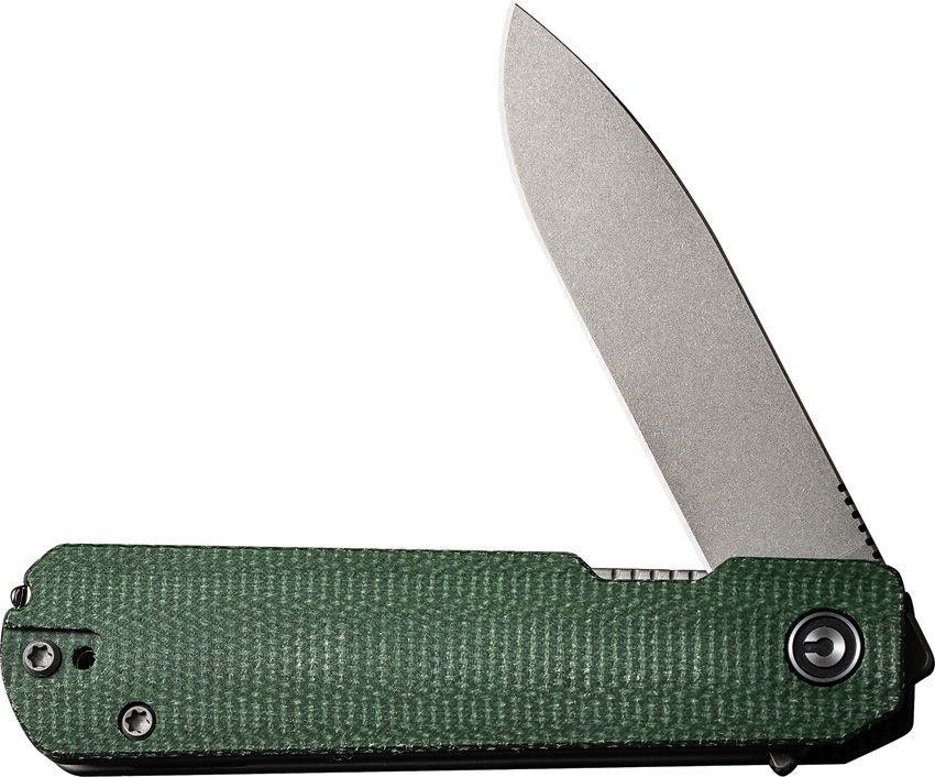 Civivi Sendy | Green Canvas Micarta + Nitro-V