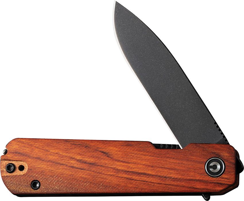 Civivi Sendy | Guibourtia Wood + Black Stonewashed Nitro-V