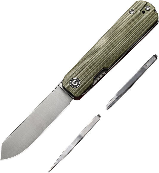 Civivi Sendy | Green & Red G-10 + Nitro-V