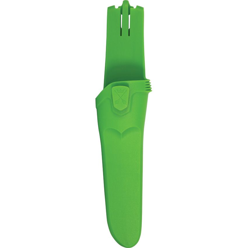 Morakniv Basic 511 | Green & Red | Carbon Steel Fixed Blade Knife