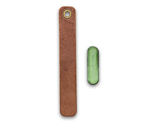 Knafs Leather Strop And Strop Compound