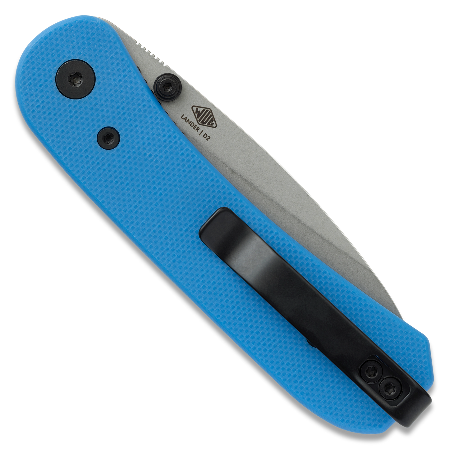 Knafs Lander 1 | Blue G10 | D2 Folding Knife