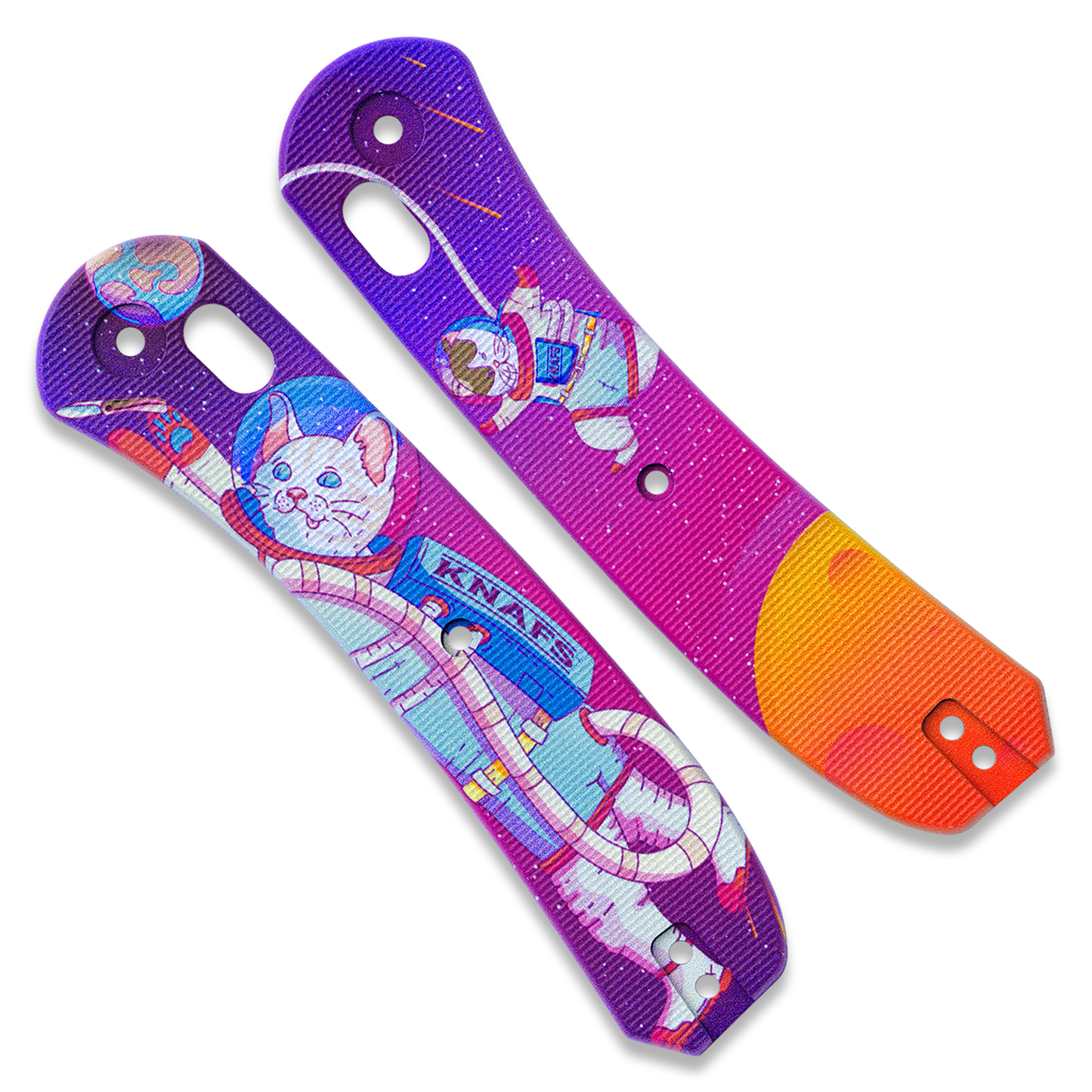 Knafs Lander 2 Replacement Handle Scales | Kitty Cosmo Crew G10