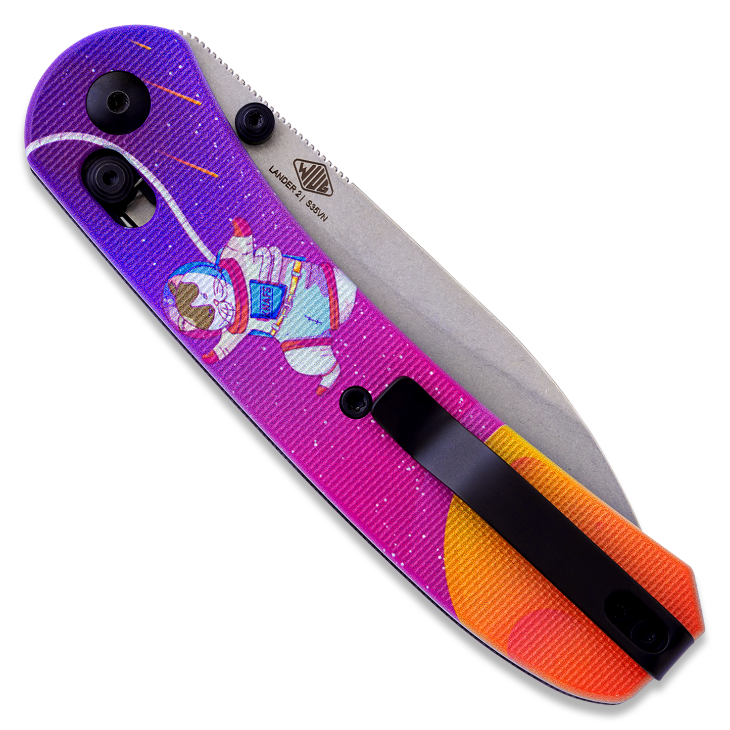 Knafs Lander 2 Replacement Handle Scales | Kitty Cosmo Crew G10