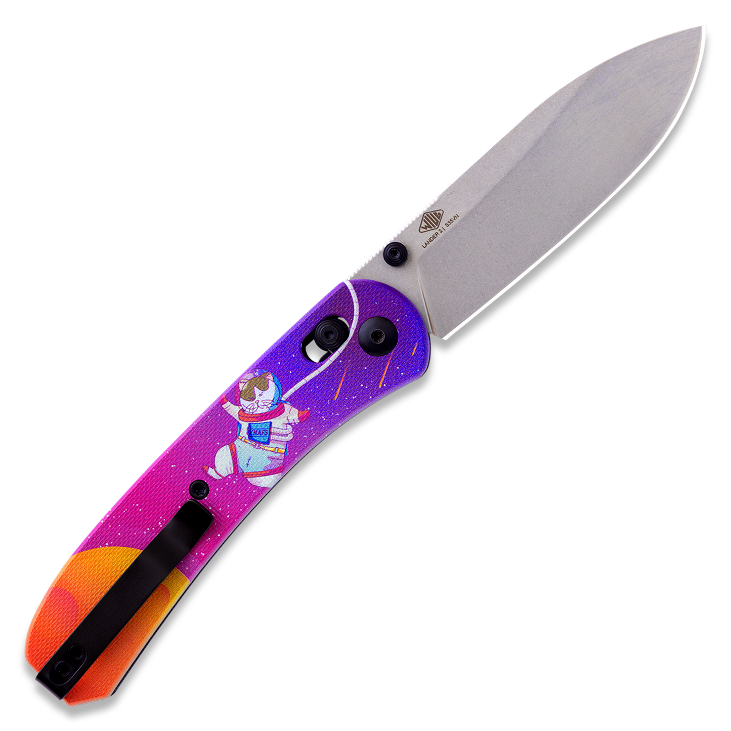 Knafs Lander 2 Replacement Handle Scales | Kitty Cosmo Crew G10