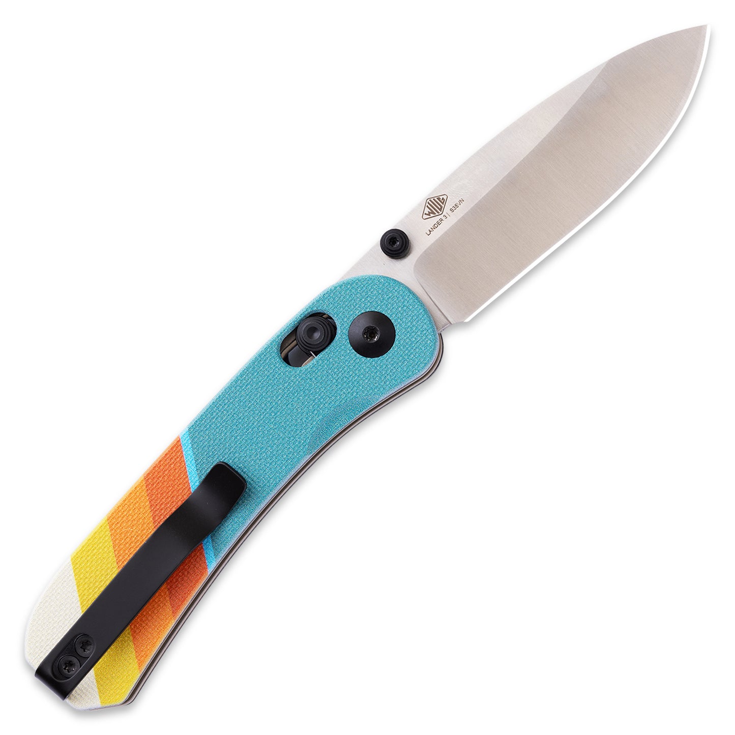 Lander 3 Knife Scales | Good Vibes | Uv Printed G10
