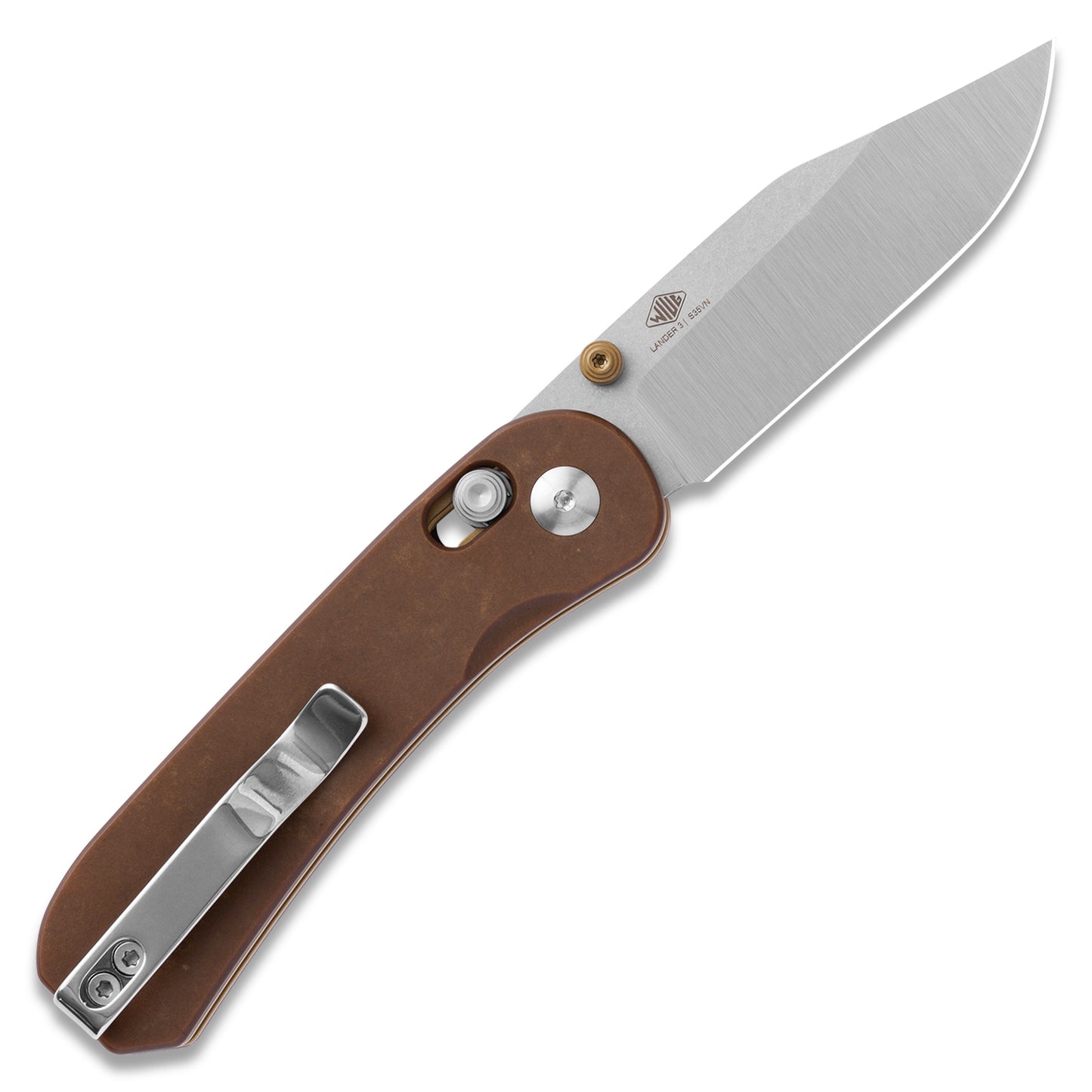Knafs Lander 3 – Clip Point | Paper Micarta Handle