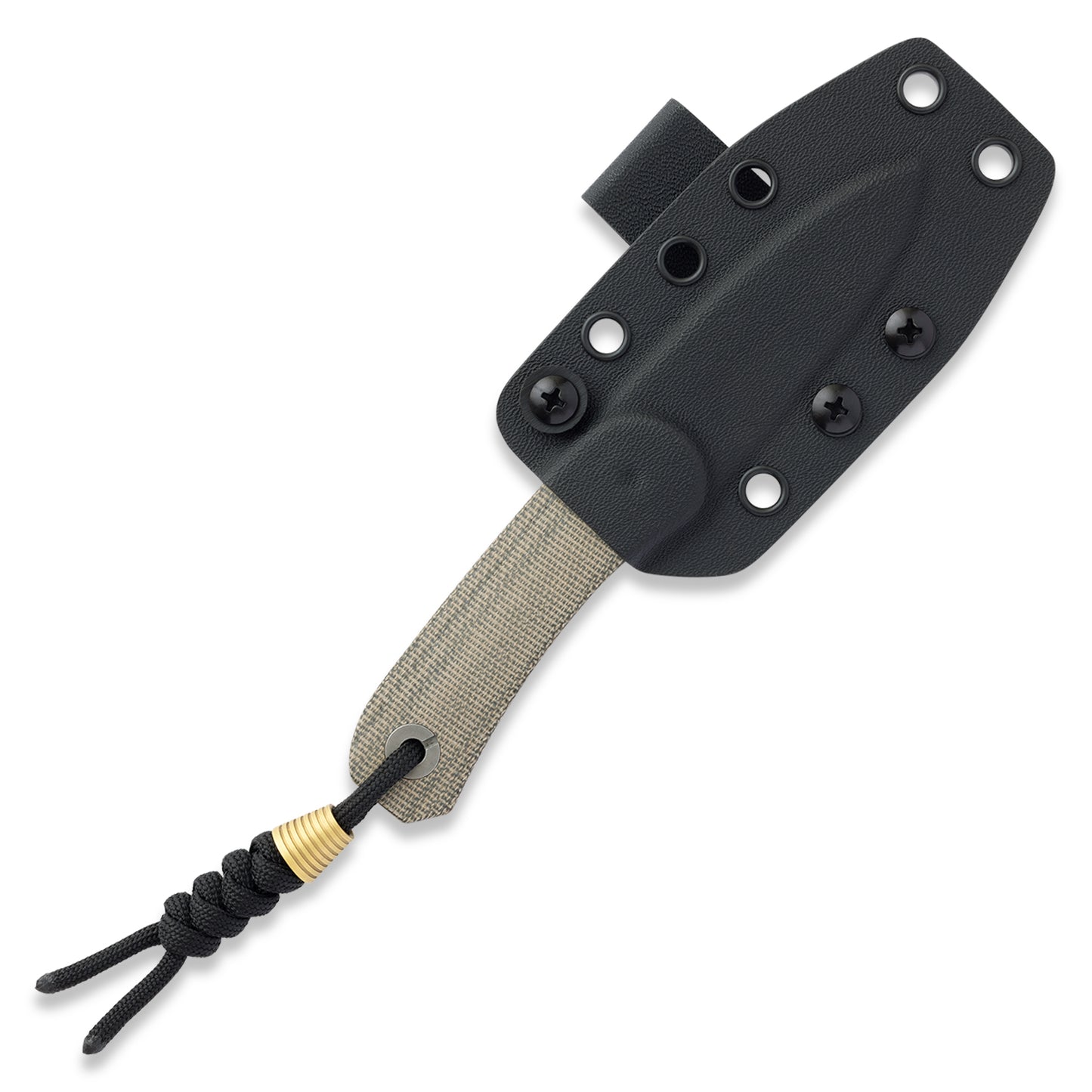 Knafs Lander 4 Fixed Blade | Moondust Finish | Canvas Micarta