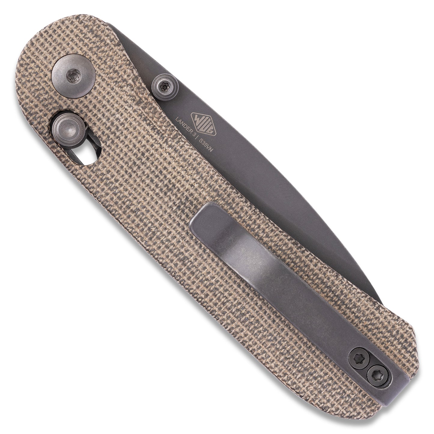 Knafs Lander 3 Clutch Lock – Moondust Micarta | S35Vn Steel