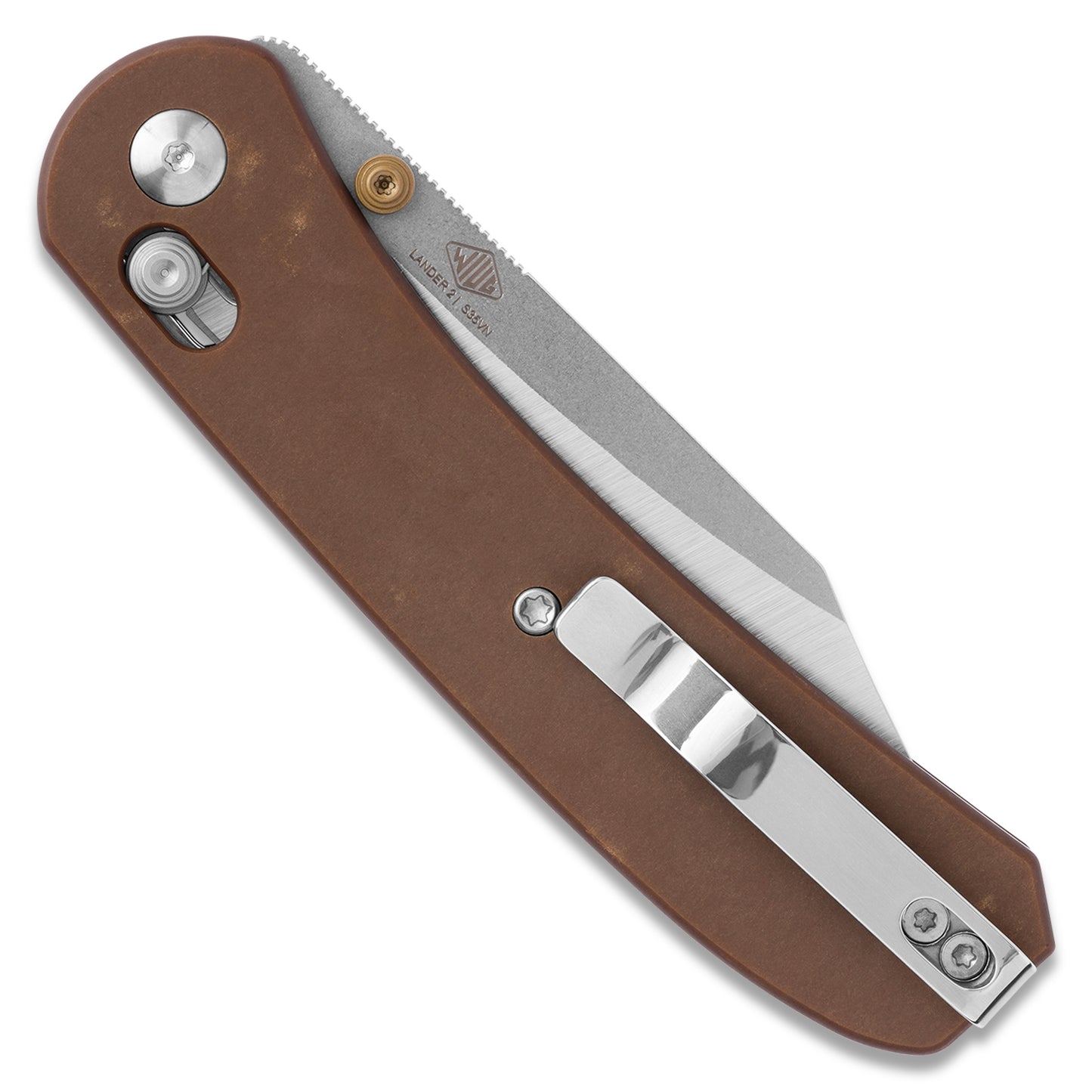 Knafs Lander 2 | Clip Point With Paper Micarta Handle