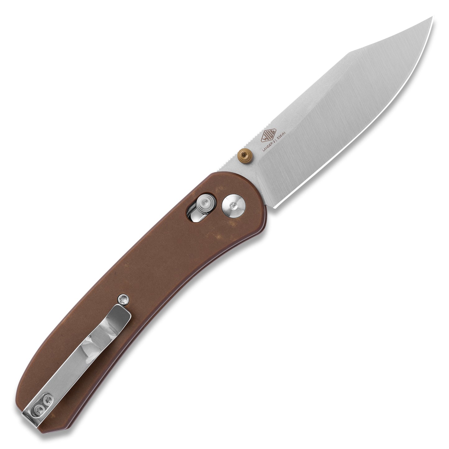 Knafs Lander 2 | Clip Point With Paper Micarta Handle