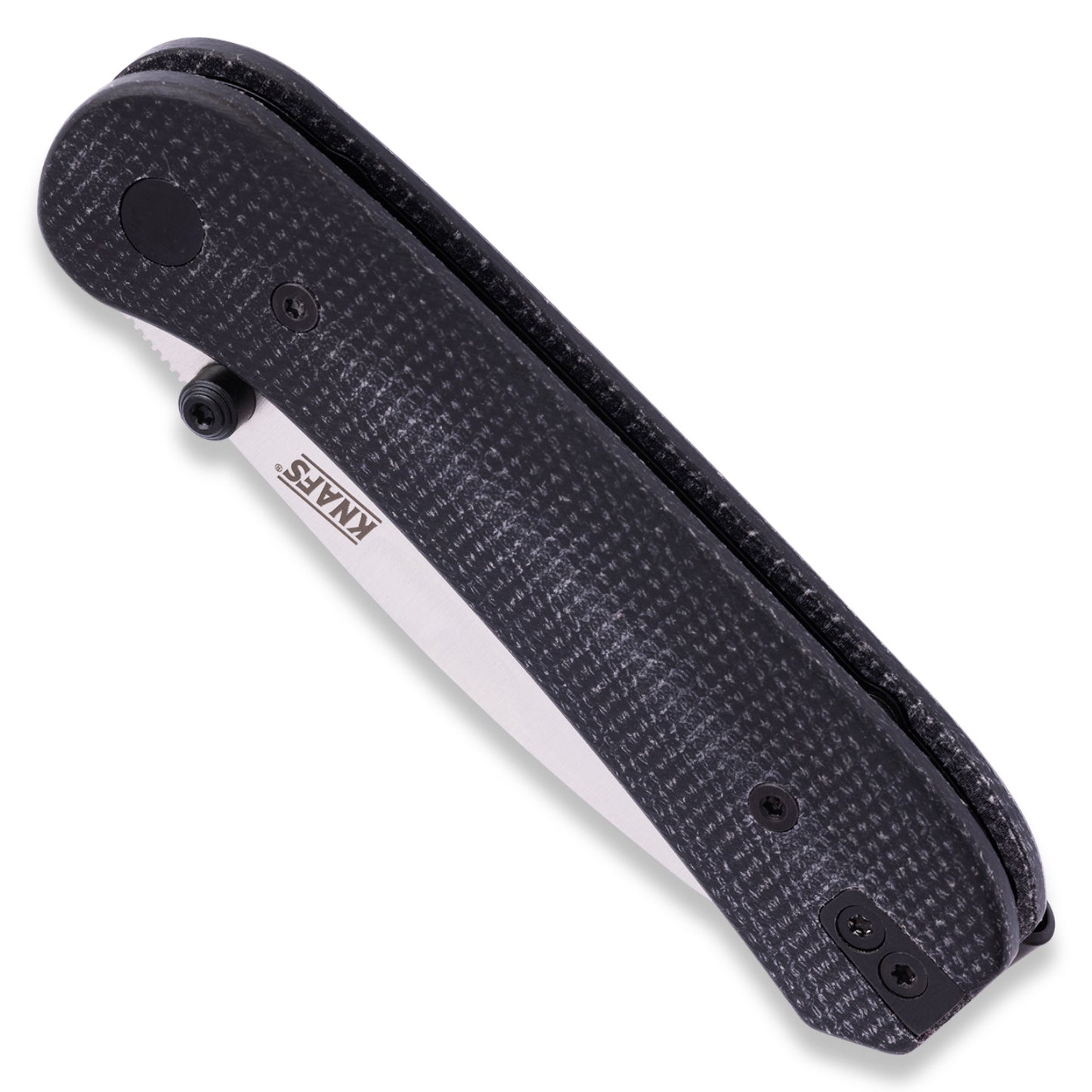 Knafs Lander 1 | Black Micarta Handle With Fast-Swap Scales