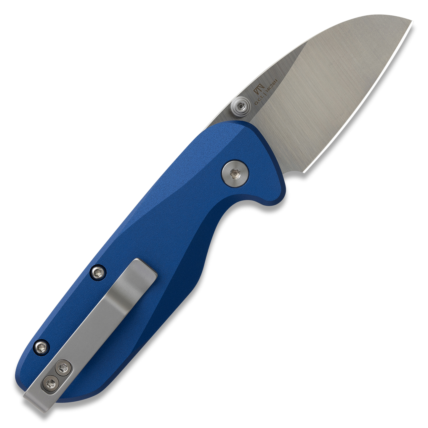 Knafs O.C.T. | Blue Aluminum | 14C28N Button Lock