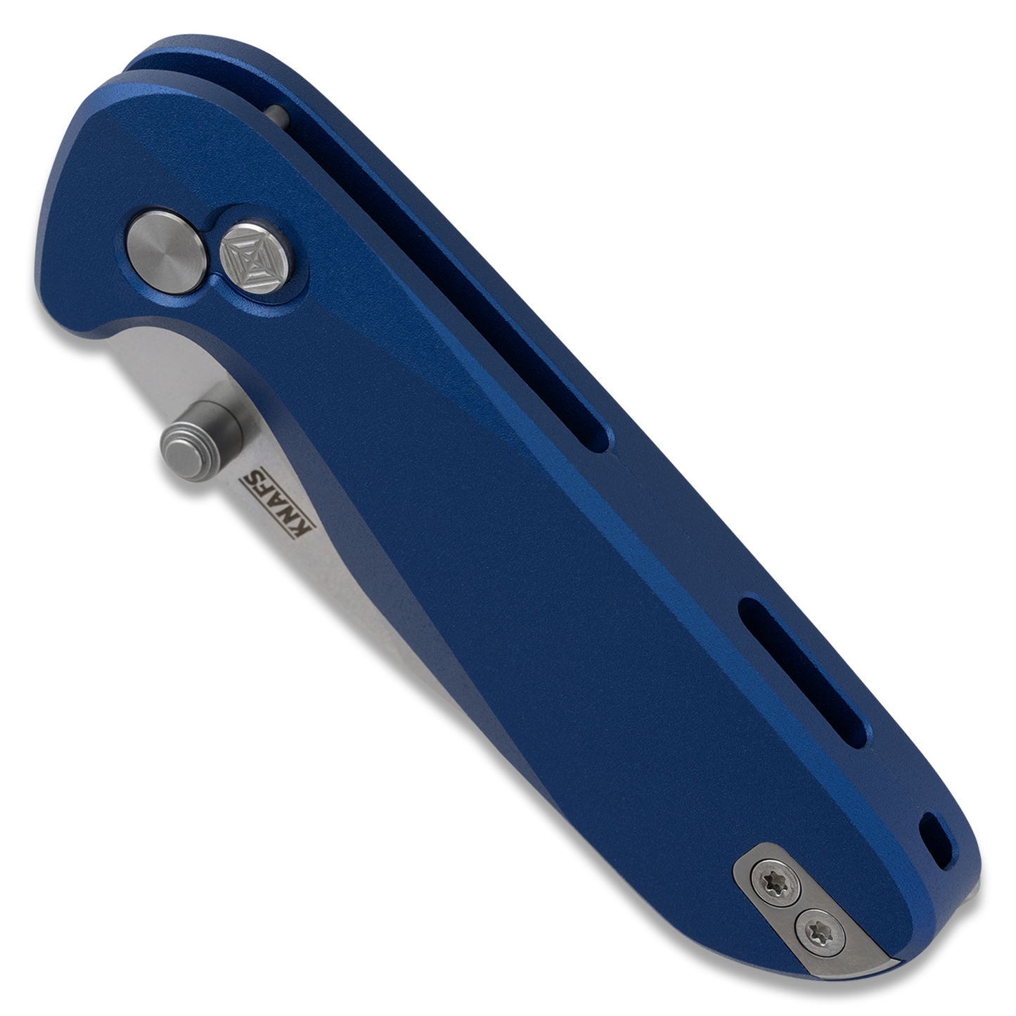 Knafs O.C.T. | Blue Aluminum | 14C28N Button Lock