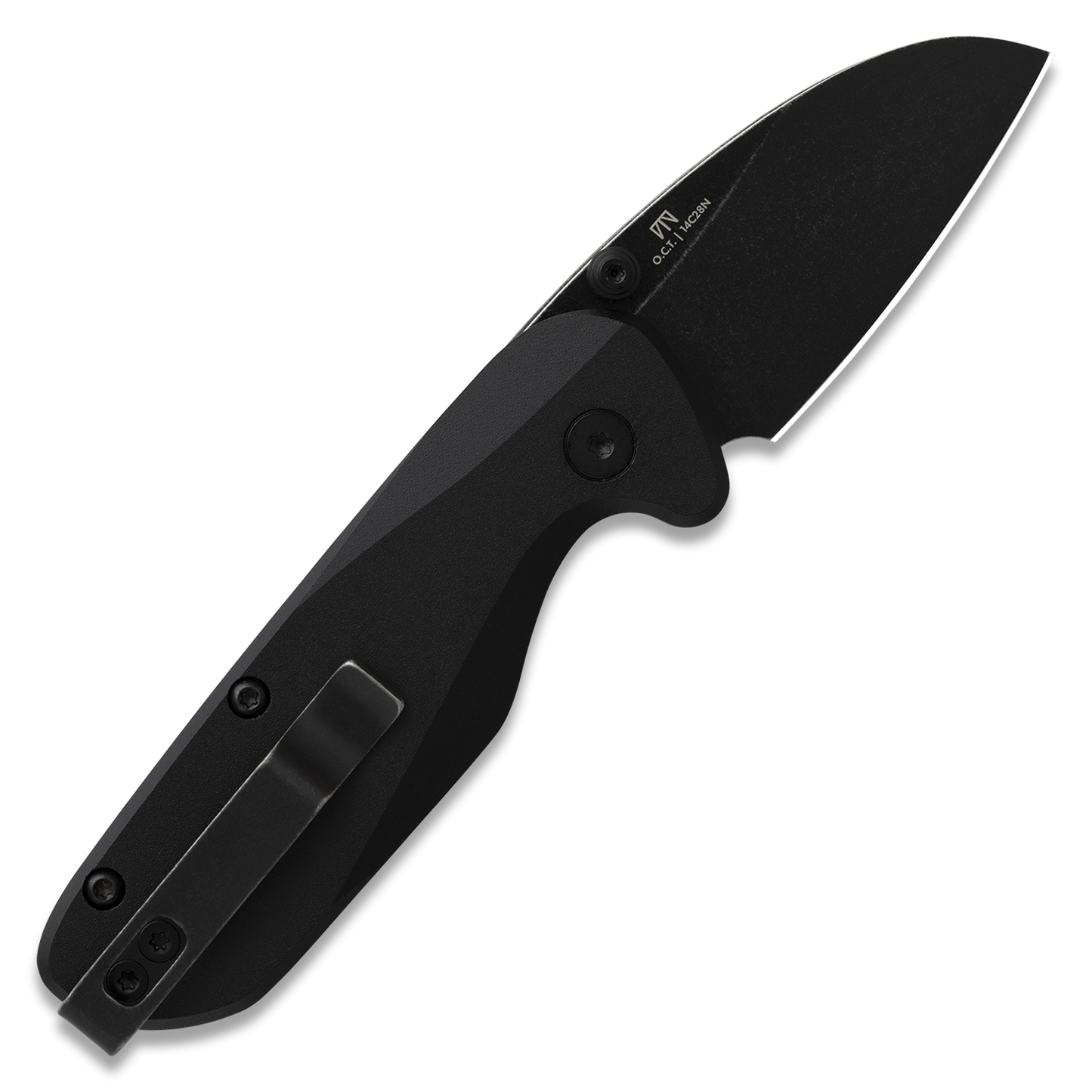 Knafs O.C.T. | Black Aluminum | 14C28N Button Lock