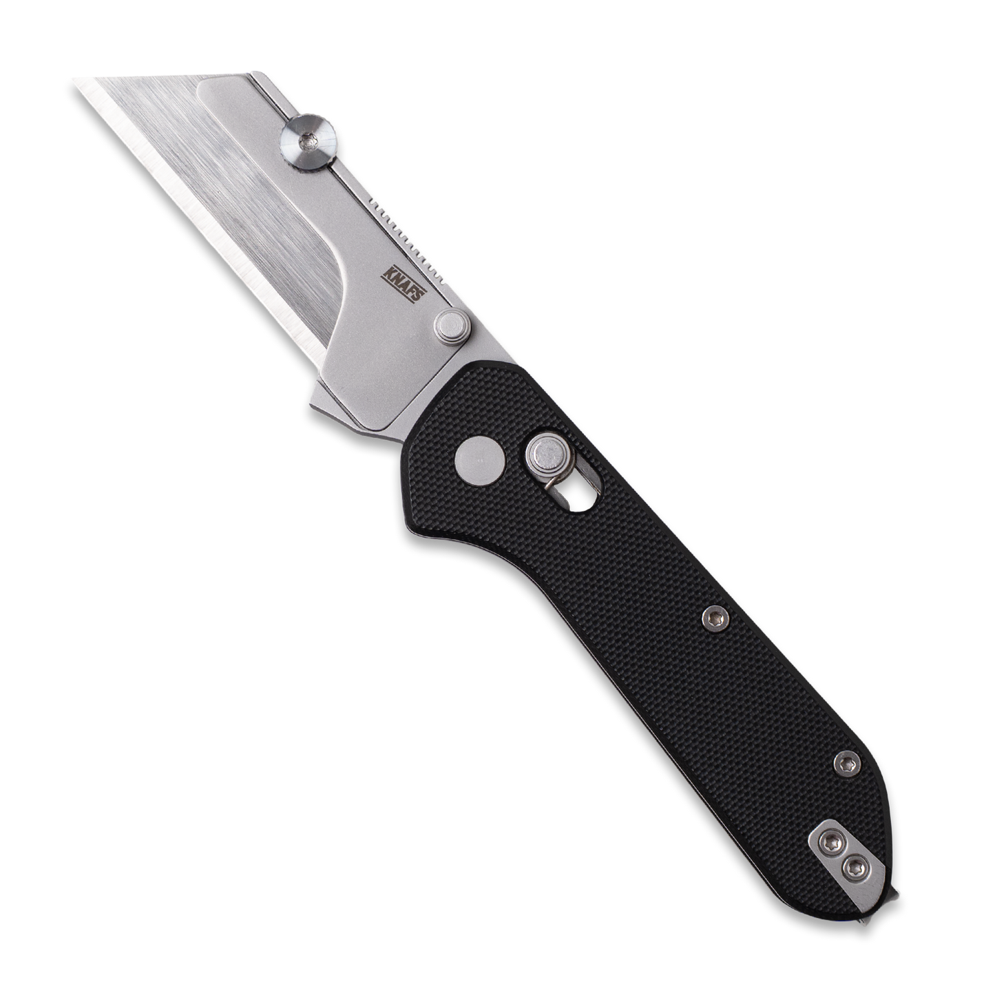Knafs Yuti Utility Knife | Black G10 | Crossbar Lock