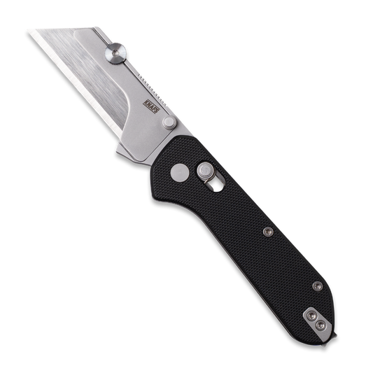 Knafs Yuti Utility Knife | Black G10 | Crossbar Lock