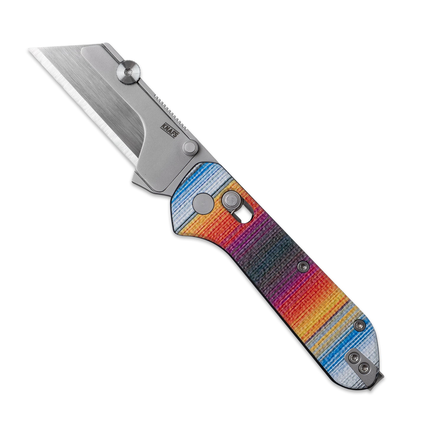 Knafs Yuti Utility Knife | Mexican Blanket G10 | Crossbar Lock