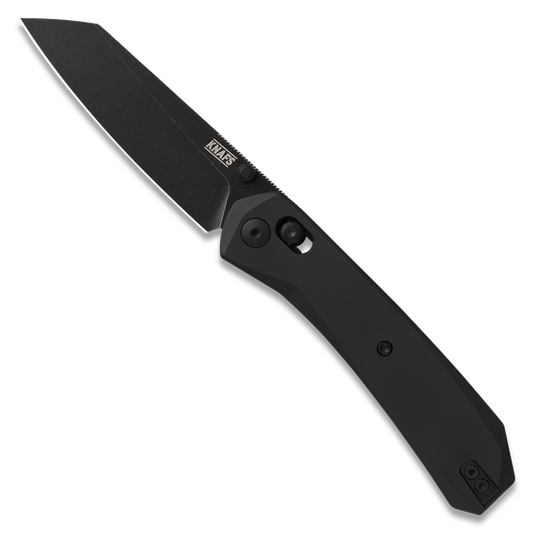Knafs Lander 2 Reverse Tanto | Black Aluminum | Elmax Folding Knife