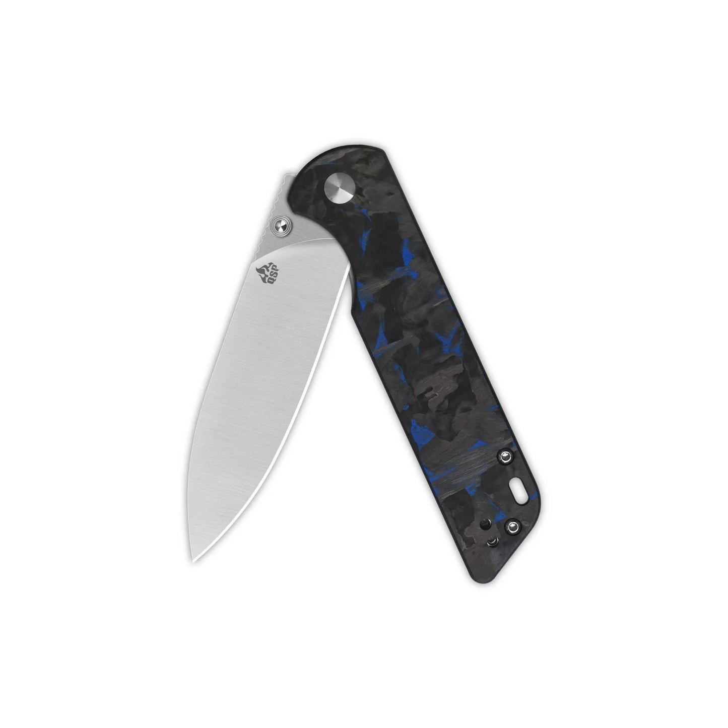 QSP PARROT V2 | BLUE SHREDDED CARBON FIBER OVERLAY G-10 + D2