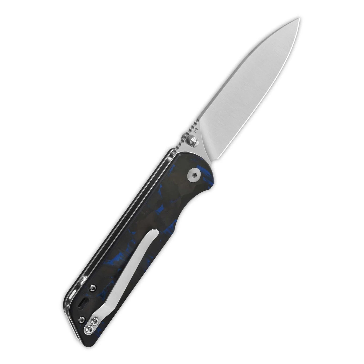QSP PARROT V2 | BLUE SHREDDED CARBON FIBER OVERLAY G-10 + D2