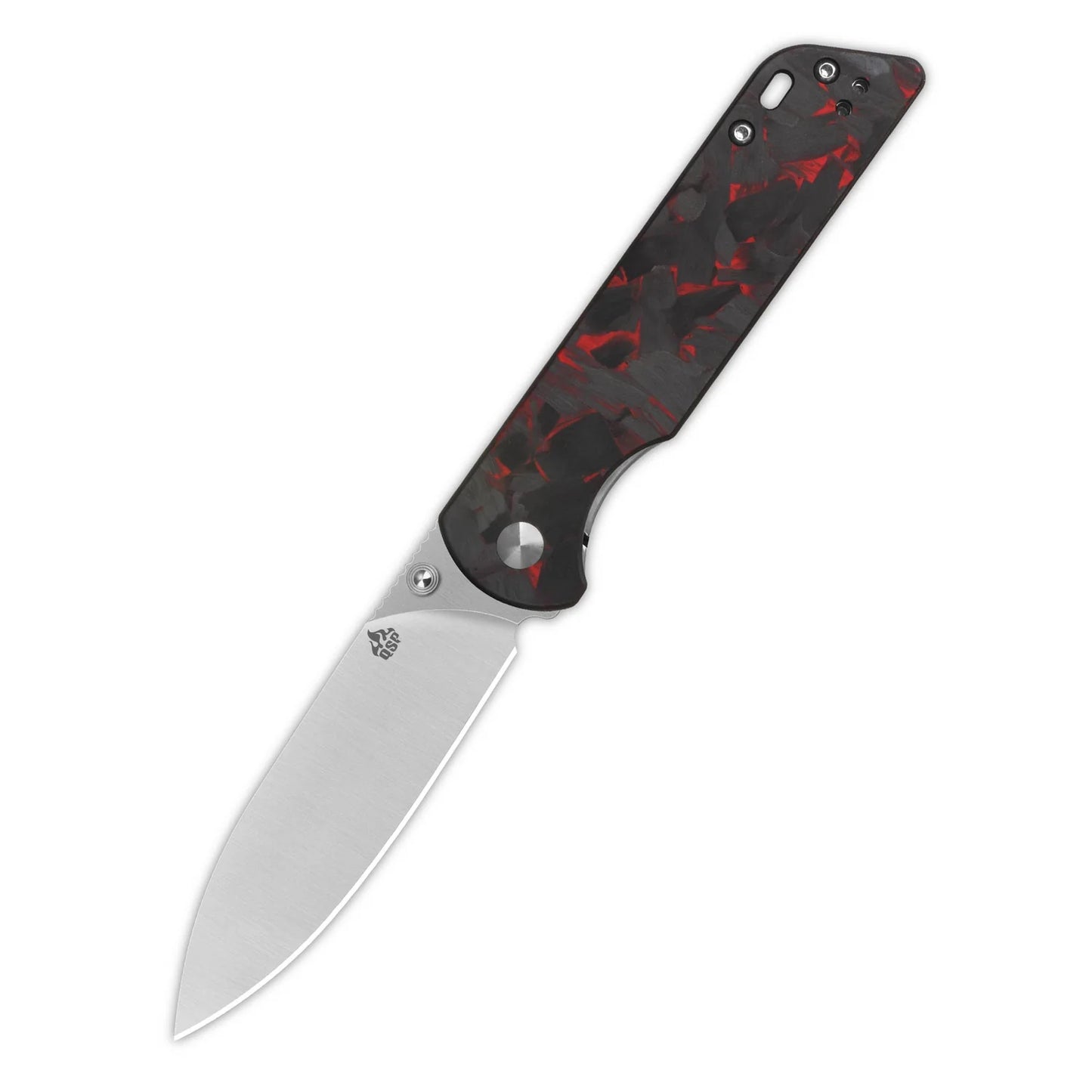 QSP PARROT V2 | RED SHREDDED CARBON FIBER OVERLAY G-10 + D2