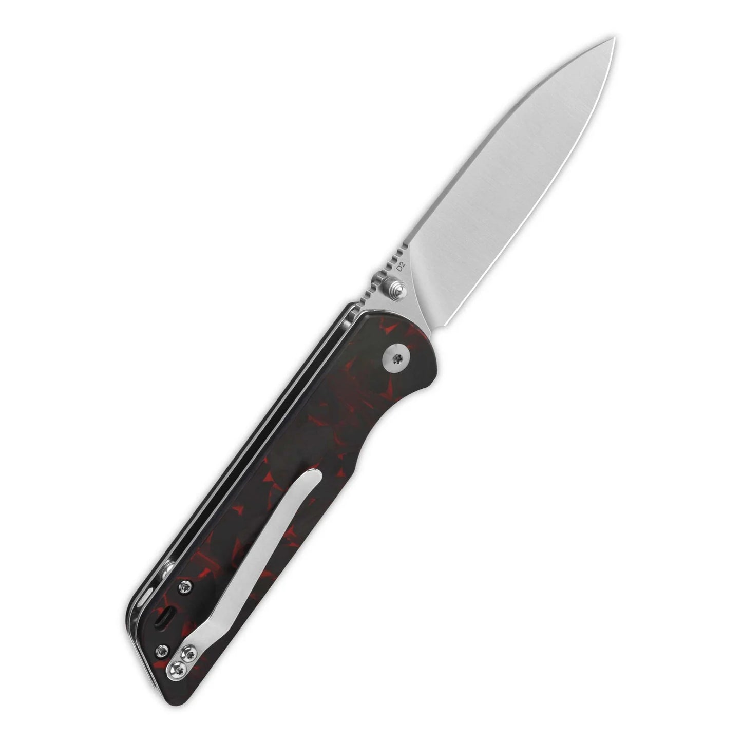 QSP PARROT V2 | RED SHREDDED CARBON FIBER OVERLAY G-10 + D2