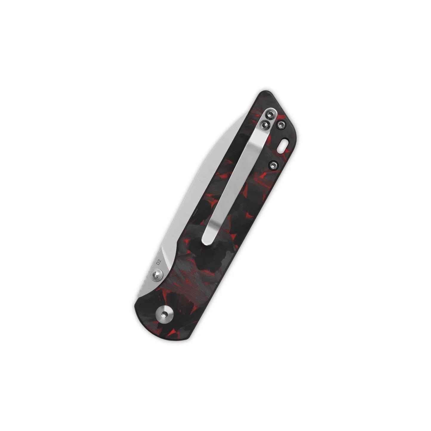 QSP PARROT V2 | RED SHREDDED CARBON FIBER OVERLAY G-10 + D2