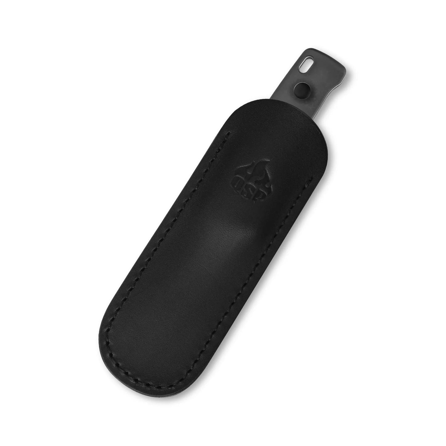 QSP BABY PENGUIN | ACRYLIC HANDLE + BLACK BLADE | 14C28N + CLIP SLIP