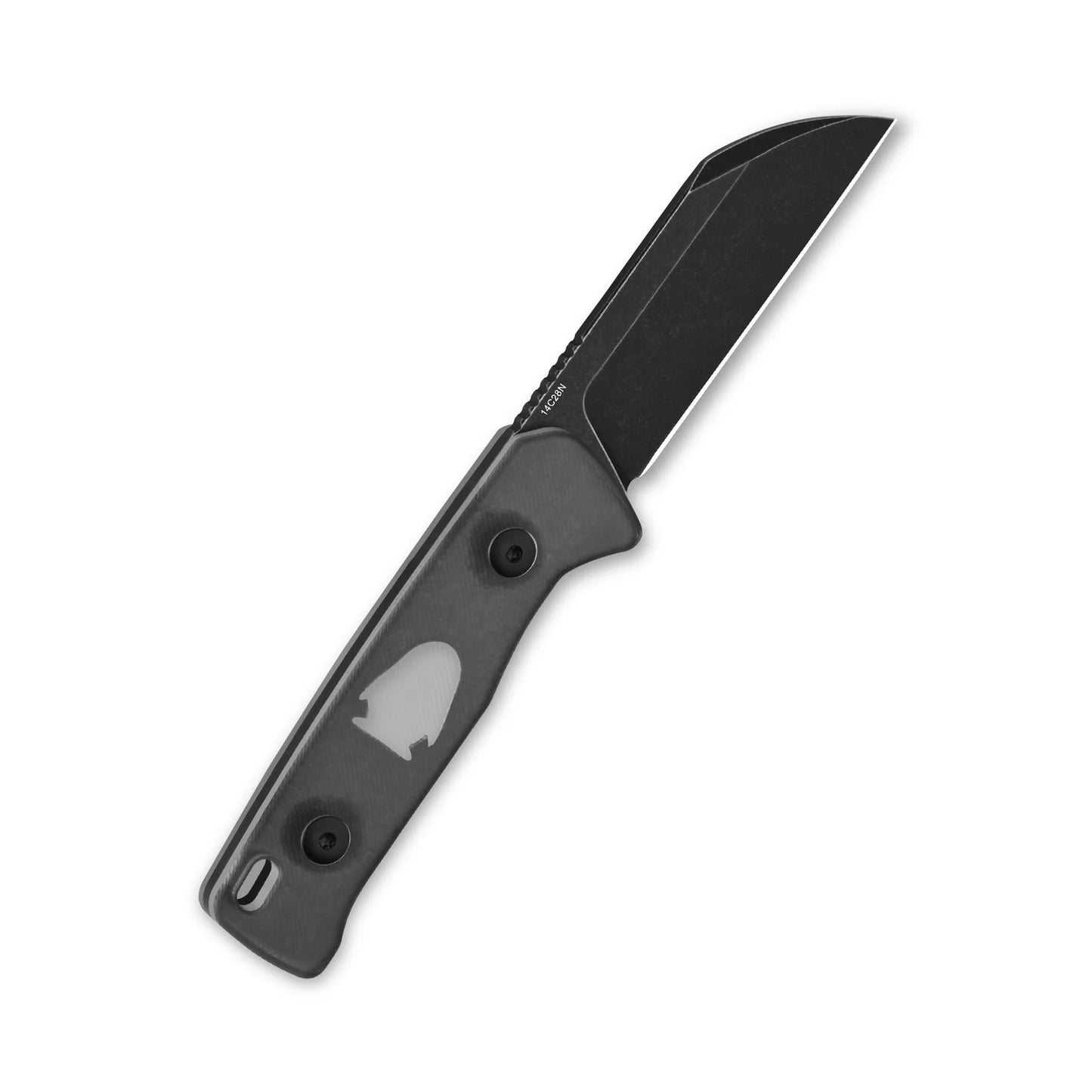 QSP BABY PENGUIN | ACRYLIC HANDLE + BLACK BLADE | 14C28N + CLIP SLIP