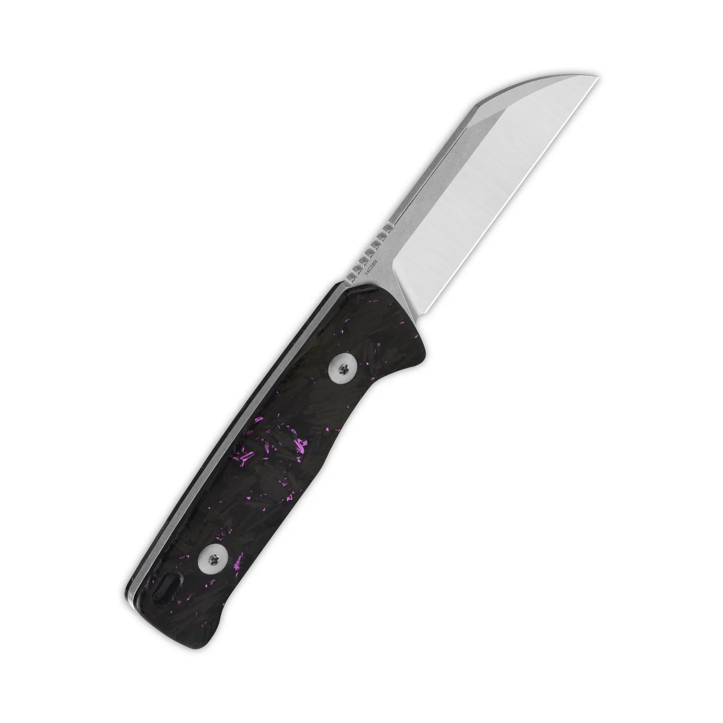 QSP BABY PENGUIN | PURPLE SHREDDED CARBON FIBER | 14C28N + CLIP SLIP