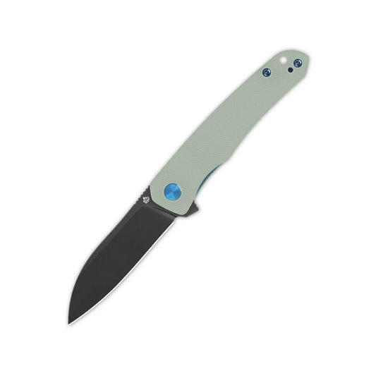 QSP OTTER | BLACK BLADE WITH JADE G-10 HANDLE