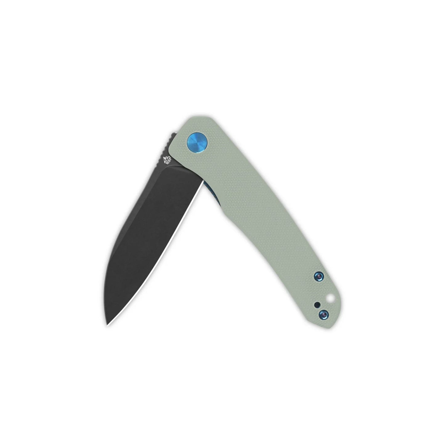 QSP OTTER | BLACK BLADE WITH JADE G-10 HANDLE