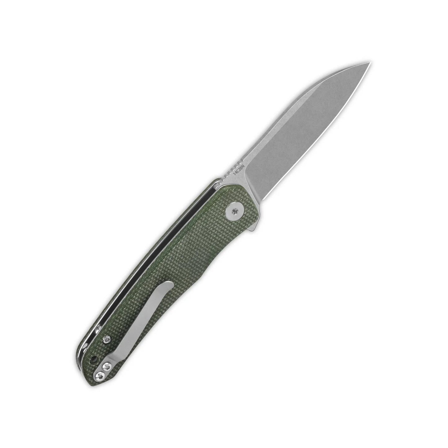 QSP OTTER | GREEN CANVAS MICARTA HANDLE