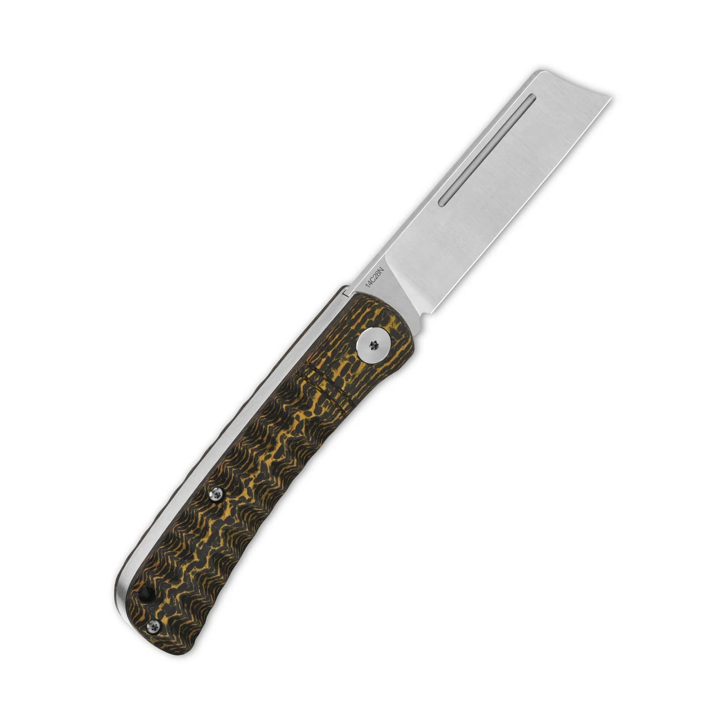 QSP HEDGEHOG | 14C28N BLADE AND GOLDEN CARBON FIBER HANDLE